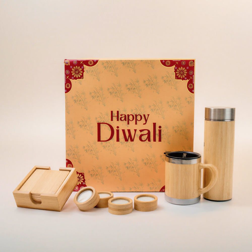 4 in 1 Bamboo Hamper