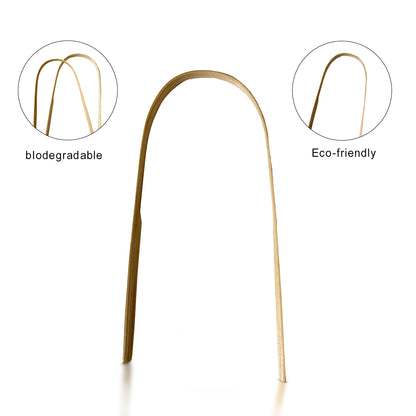 Beige bamboo cleaner for a cleaner mouth & better taste