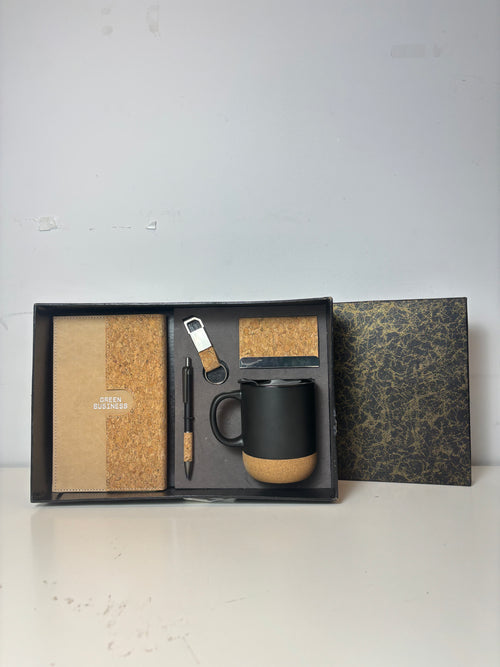 5-in-1 Cork & Matte Black Executive Set