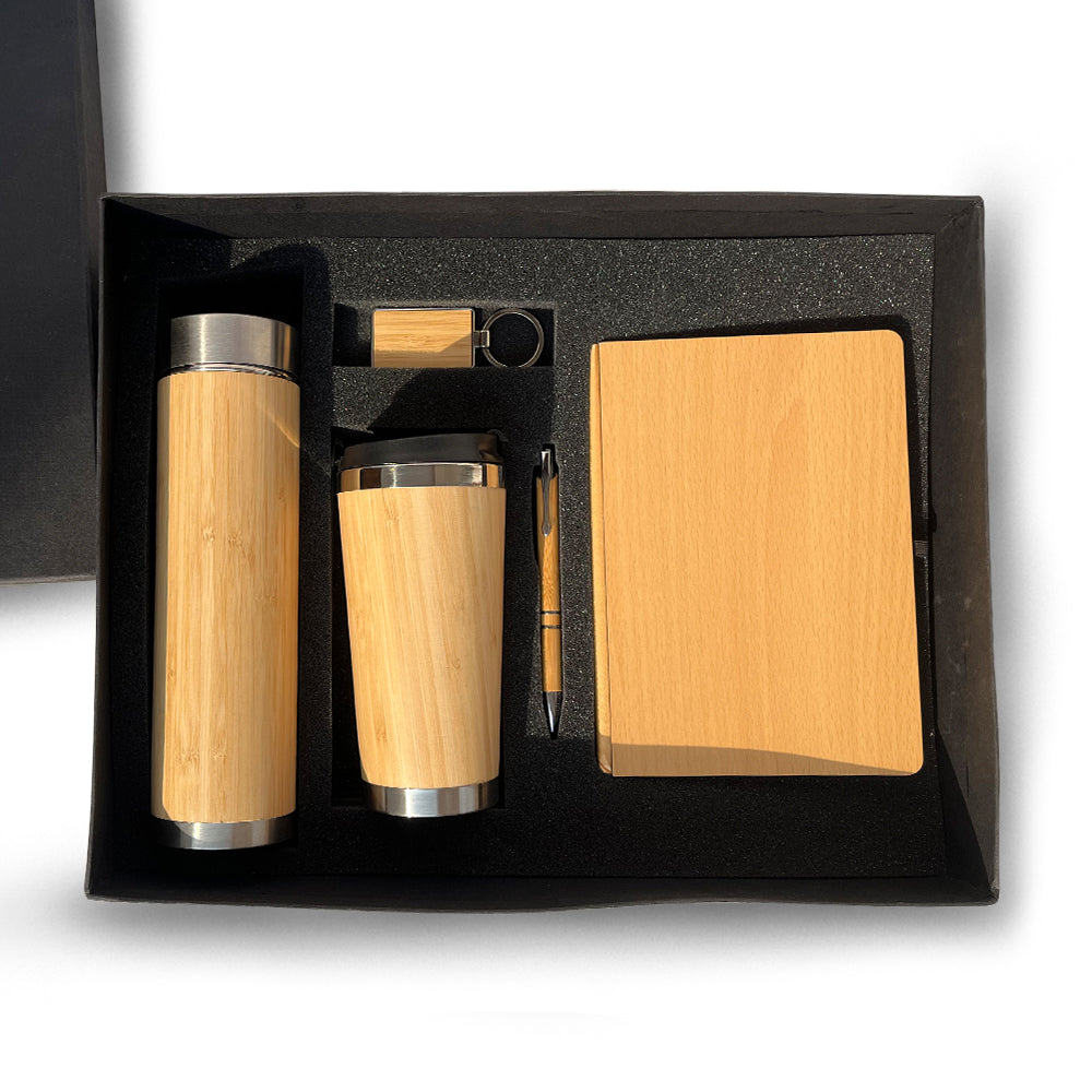 5 in 1 Bamboo Executive Set