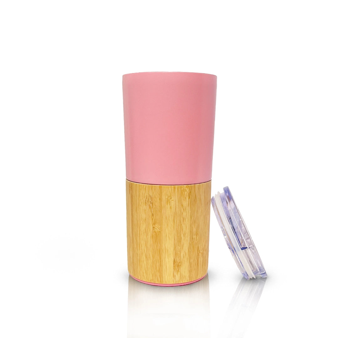 19cm Tall Bamboo Beverage Tumbler