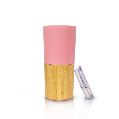 19cm Tall Bamboo Beverage Tumbler